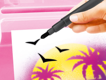 AIRBRUSH Art õhupintsliga kunstitegevuse kohver