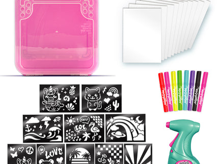 AIRBRUSH Art õhupintsliga kunstitegevuse kohver