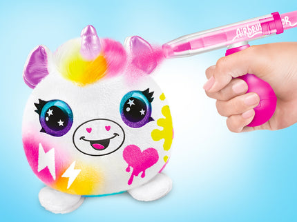 AIRBRUSH PLUSH - õhupintsliga pehme loom Neon Mystery, 2 tk