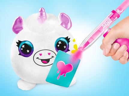 AIRBRUSH PLUSH - õhupintsliga pehme loom Neon Mystery, 2 tk