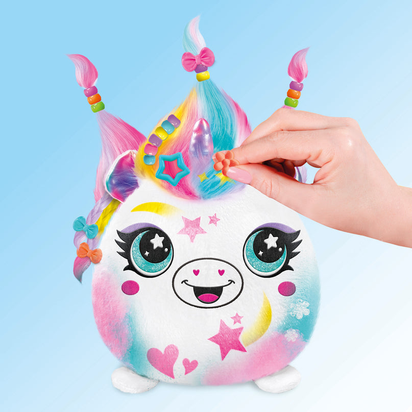 AIRBRUSH Hair´iffic õhupintsliga pehme loom Squish Pal