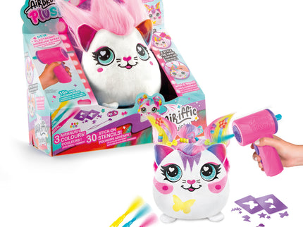 AIRBRUSH Hair´iffic õhupintsliga pehme loom Squish Pal