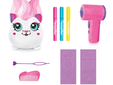 AIRBRUSH Hair´iffic õhupintsliga pehme loom Squish Pal