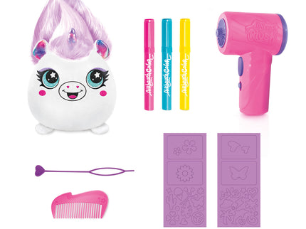 AIRBRUSH Hair´iffic õhupintsliga pehme loom Squish Pal