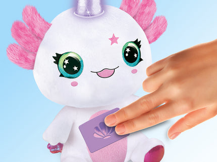 AIRBRUSH pehme mänguasi õhupintsliga - Aksolotl-ükssarvik