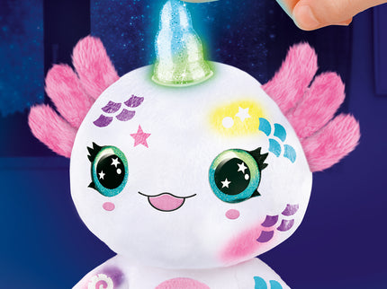 AIRBRUSH pehme mänguasi õhupintsliga - Aksolotl-ükssarvik