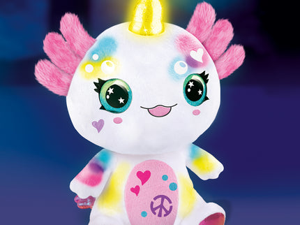 AIRBRUSH pehme mänguasi õhupintsliga - Aksolotl-ükssarvik