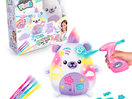 AIRBRUSH PLUSH Pehme mänguasi õhupintsliga Kawaii Bear 25 cm