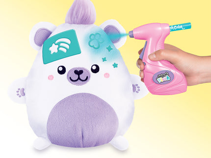 AIRBRUSH PLUSH Pehme mänguasi õhupintsliga Kawaii Bear 25 cm