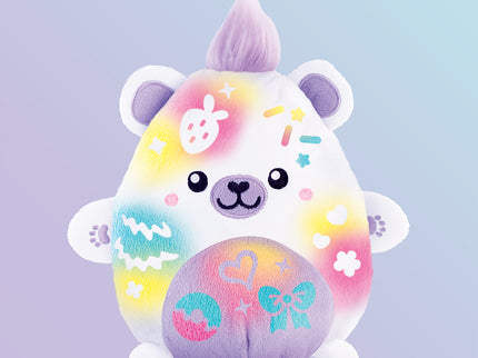 AIRBRUSH PLUSH Pehme mänguasi õhupintsliga Kawaii Bear 25 cm