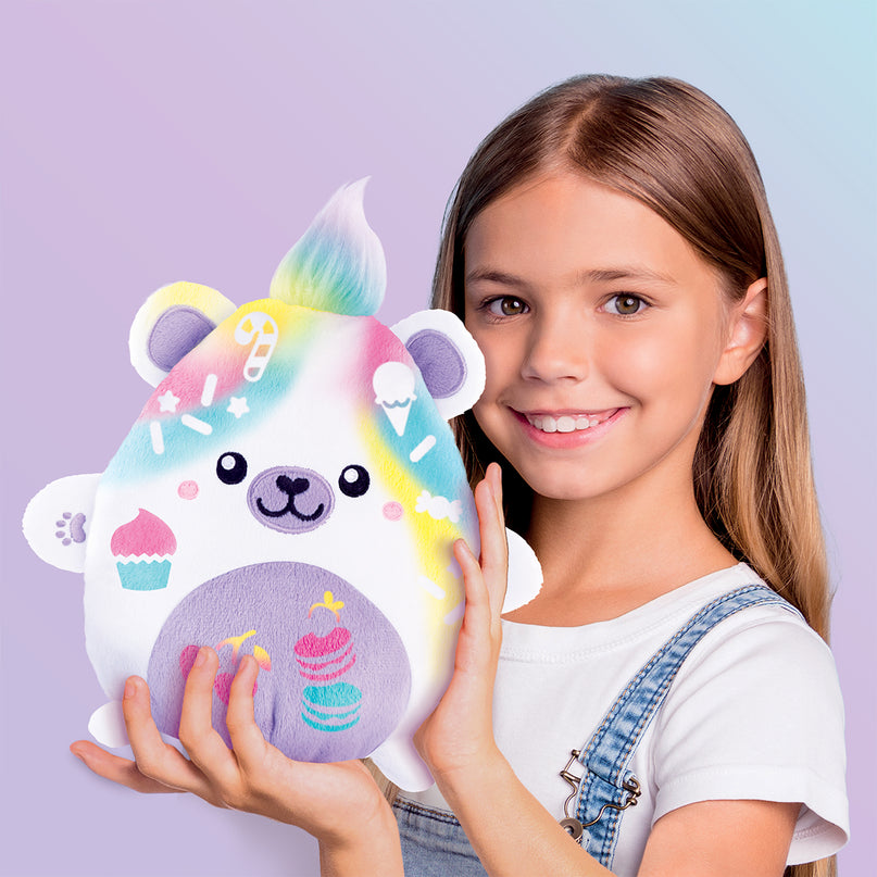 AIRBRUSH PLUSH Pehme mänguasi õhupintsliga Kawaii Bear 25 cm