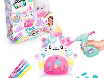 AIRBRUSH PLUSH Pehme mänguasi õhupintsliga Kawaii Kitty 25 cm