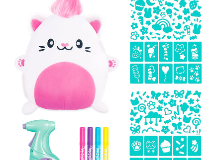 AIRBRUSH PLUSH Pehme mänguasi õhupintsliga Kawaii Kitty 25 cm