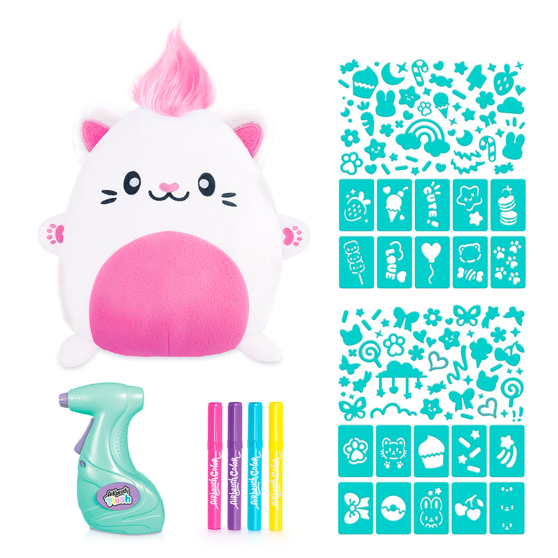 AIRBRUSH PLUSH Pehme mänguasi õhupintsliga Kawaii Kitty 25 cm