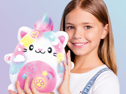 AIRBRUSH PLUSH Pehme mänguasi õhupintsliga Kawaii Kitty 25 cm