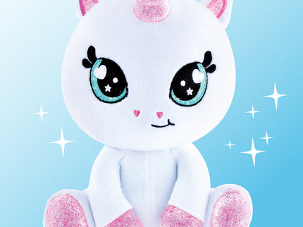 AIRBRUSH PLUSH Pehme mänguasi õhupintsliga Sparkle Unicorn, 25 cm