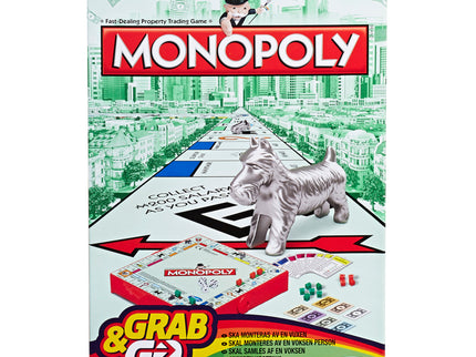 MONOPOLY Travel game Grab&Go (in Finnish and Swedish lang.)