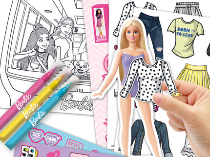 Barbie kleepsudega tegevuskomplekt