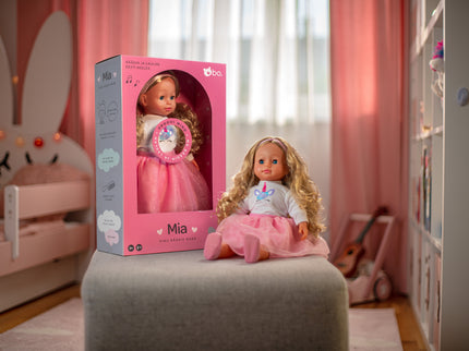 bo. Interaktiivne nukk Mia (räägib eesti keeles), 40 cm