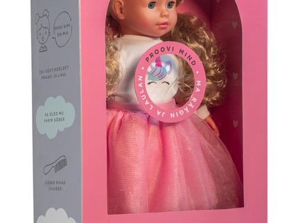 bo. Interaktiivne nukk Mia (räägib eesti keeles), 40 cm