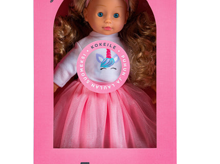 bo. Interactive doll "Emma" (speaks Finnish language), 40 cm