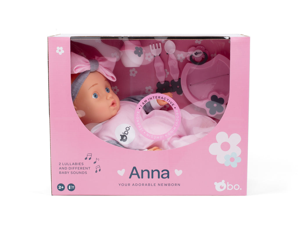 bo. Interaktiivne beebinukk Anna, 42 cm