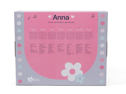 bo. Interaktiivne beebinukk Anna, 42 cm