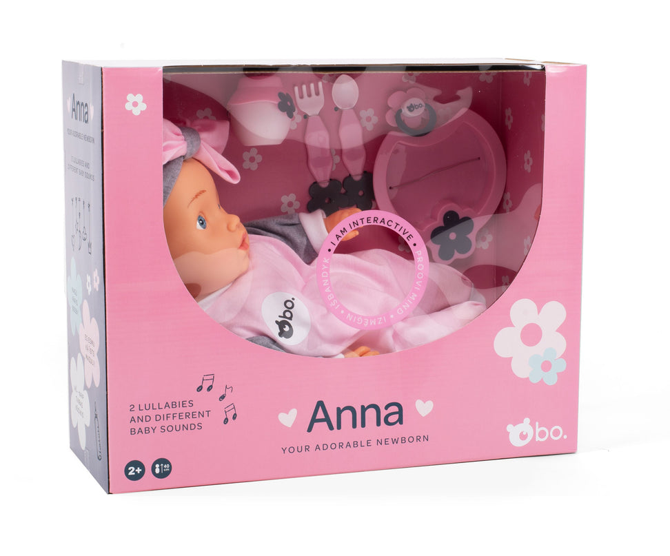bo. Interaktiivne beebinukk Anna, 42 cm