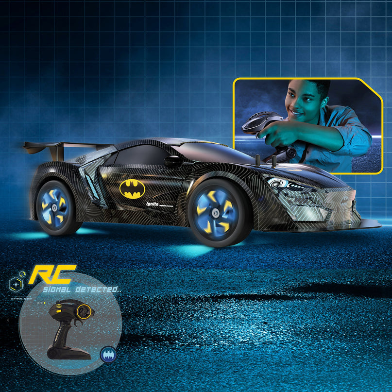 Batman raadioteel juhitav sõiduk Bat-Tech Racer, skaala 1:10