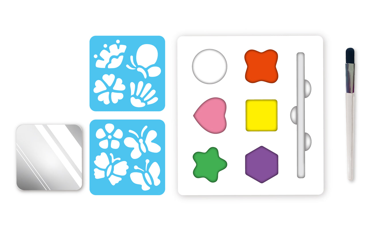 AVENIR Näomaalingute komplekt šabloonidega