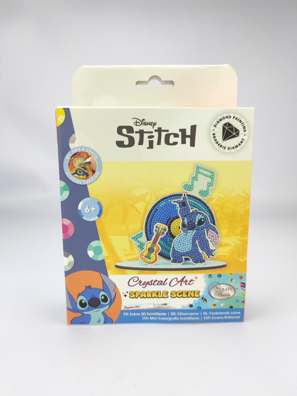 DISNEY STITCH Crystal Art 3D teemantpilt Muusik Stitch