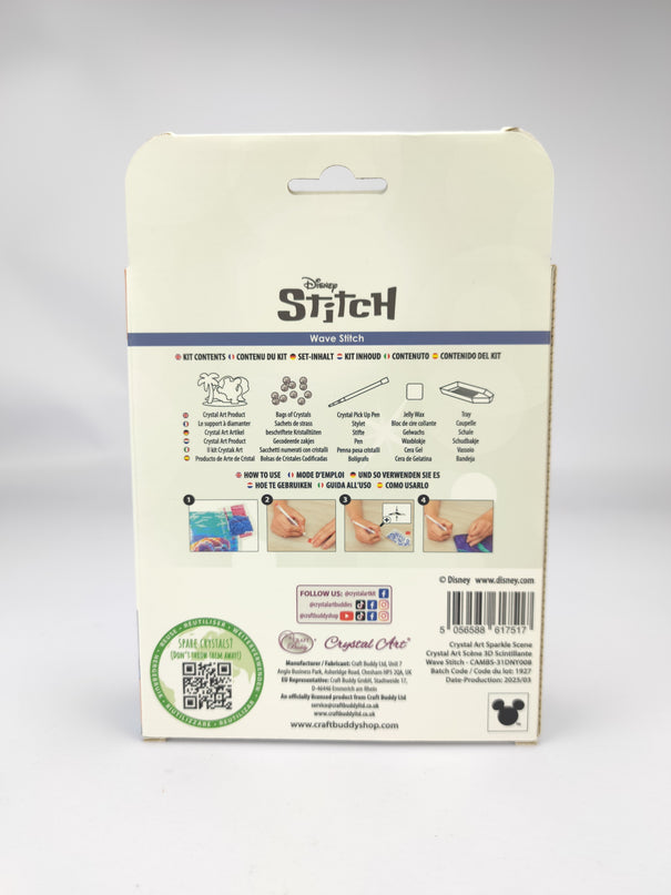 DISNEY STITCH Crystal Art 3D teemantpilt Surfar Stitch