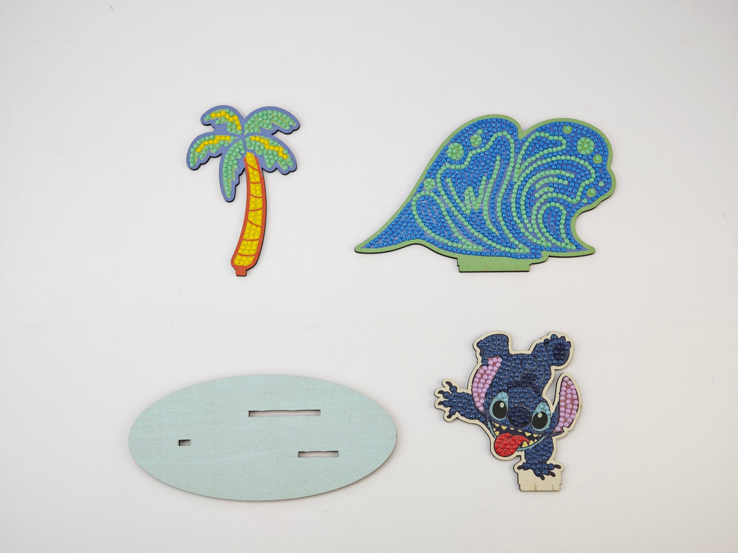 DISNEY STITCH Crystal Art 3D teemantpilt Surfar Stitch