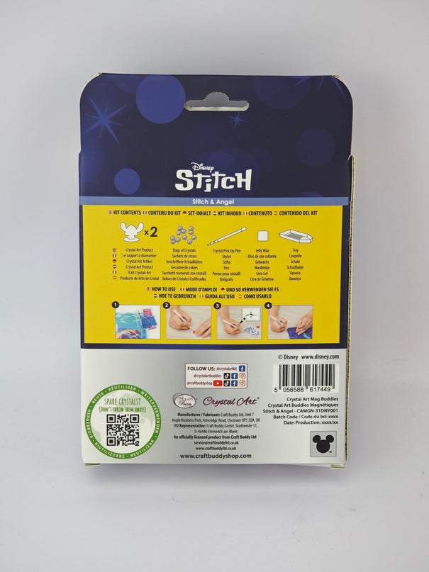 DISNEY STITCH Crystal Art 3D teemantpilt Stitch ja Angel