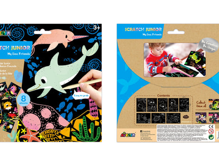 AVENIR Kraapimismäng väikelastele: Mereloomad