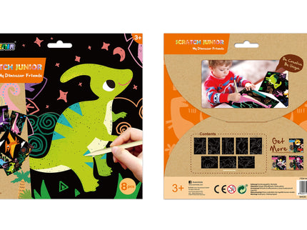 AVENIR Kraapimismäng väikelastele: Dinosaurused