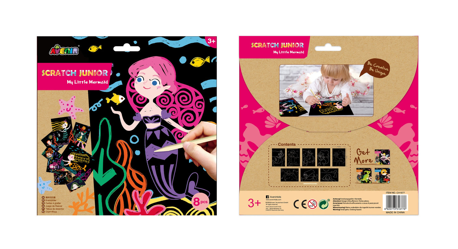 AVENIR Kraapimismäng väikelastele: Väike merineitsi