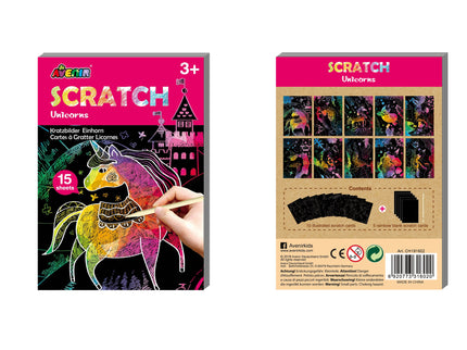 AVENIR Minikraapimiskomplekt: Ükssarvikud