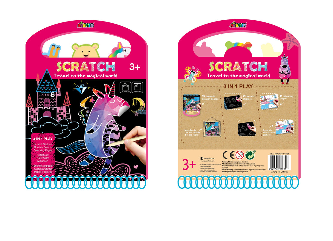 AVENIR Kraapimismäng Reis võlumaailma.