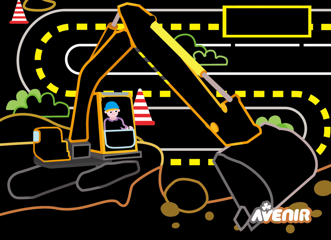 AVENIR kraapimiskomplekt Ehitusmasinad