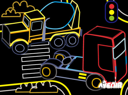 AVENIR kraapimiskomplekt Ehitusmasinad