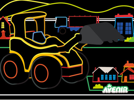 AVENIR kraapimiskomplekt Ehitusmasinad
