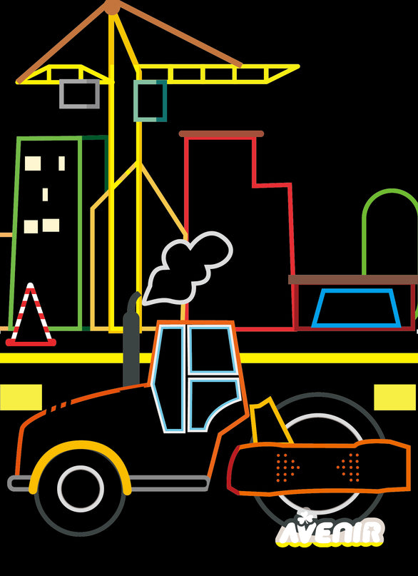 AVENIR kraapimiskomplekt Ehitusmasinad