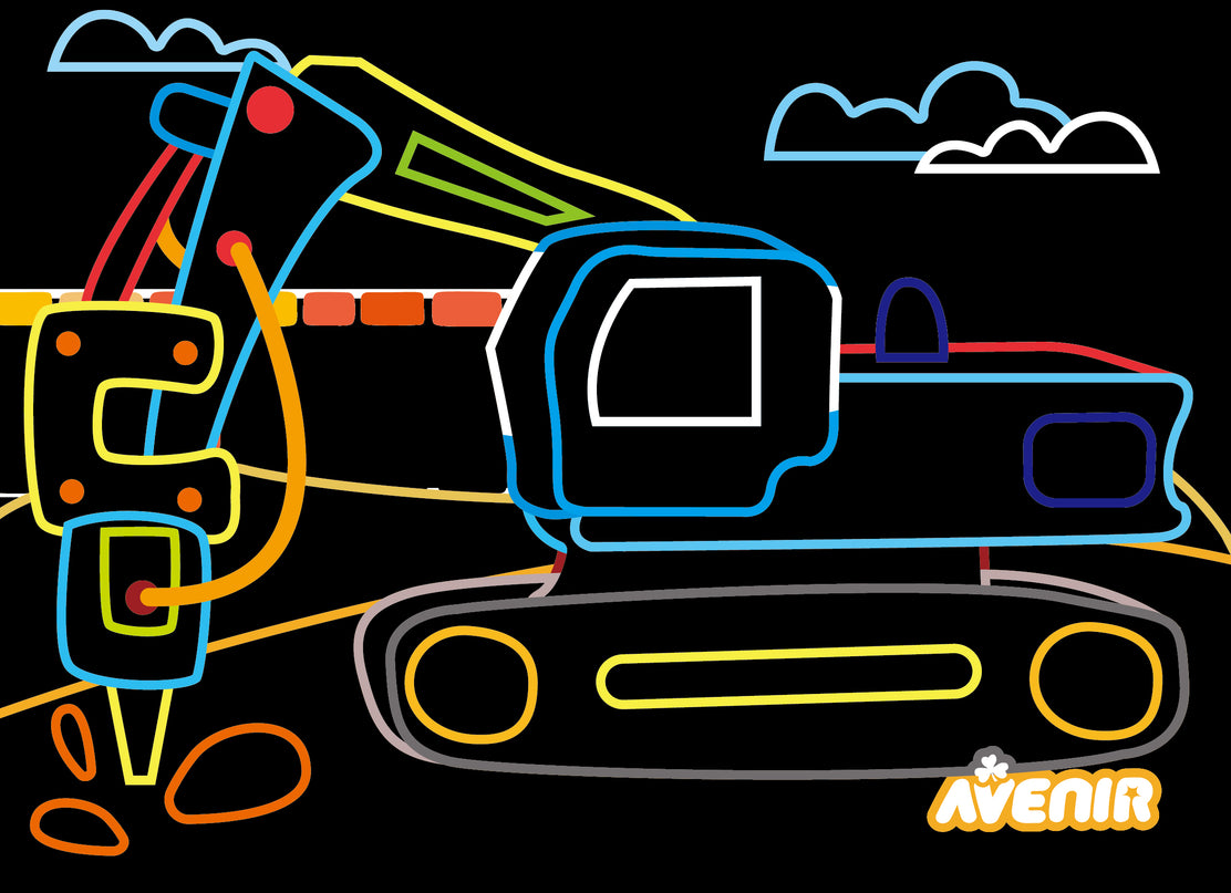 AVENIR kraapimiskomplekt Ehitusmasinad