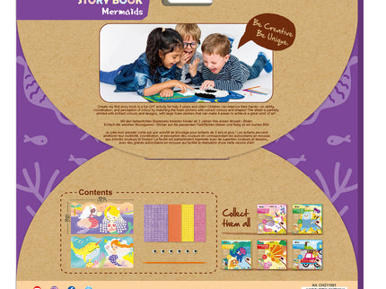 AVENIR Kraapimismäng. Looge oma esimene juturaamat: Mosaiik lastele - Merineitsi