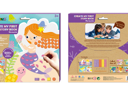 AVENIR Kraapimismäng. Looge oma esimene juturaamat: Mosaiik lastele - Merineitsi