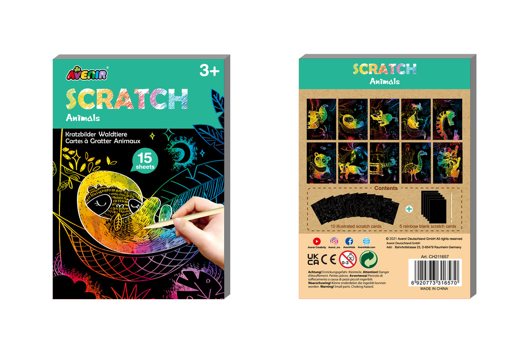 AVENIR Kraapimismäng: Loomad