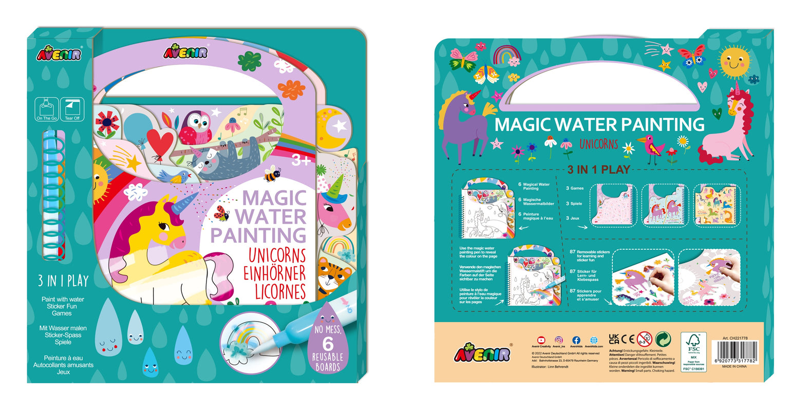 AVENIR Maagiline veemaaling - Ükssarvikud
