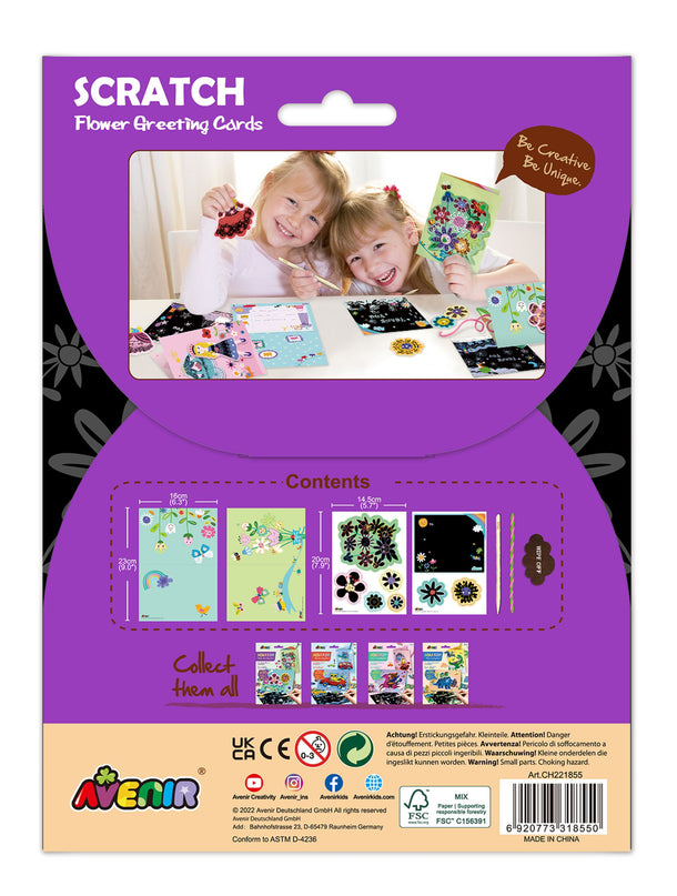 AVENIR kraapimiskomplekt Lilled