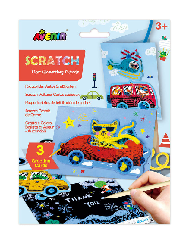 AVENIR kraapimiskomplekt Autod